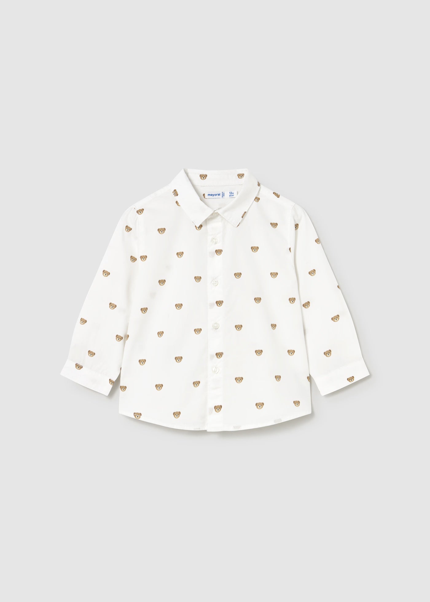 Conjunto Camisa Estampada de Osos y Pantalón de Pana | Mayoral