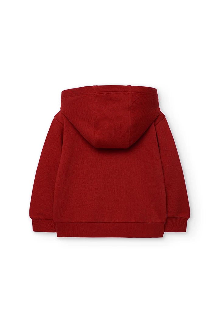 Conjunto de Sudadera Roja con Ancla y Pants Marino | Boboli