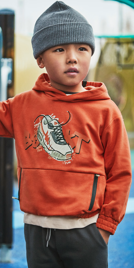 Conjunto Deportivo Sudadera con Gráfico de Tenis y Pants | Mayoral